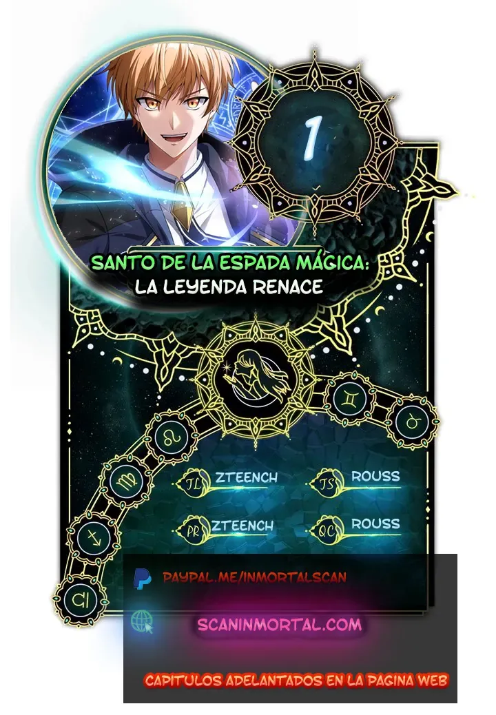 Santo de la Espada Mágica: La Leyenda Renace Capítulo 1 en Línea - página 1