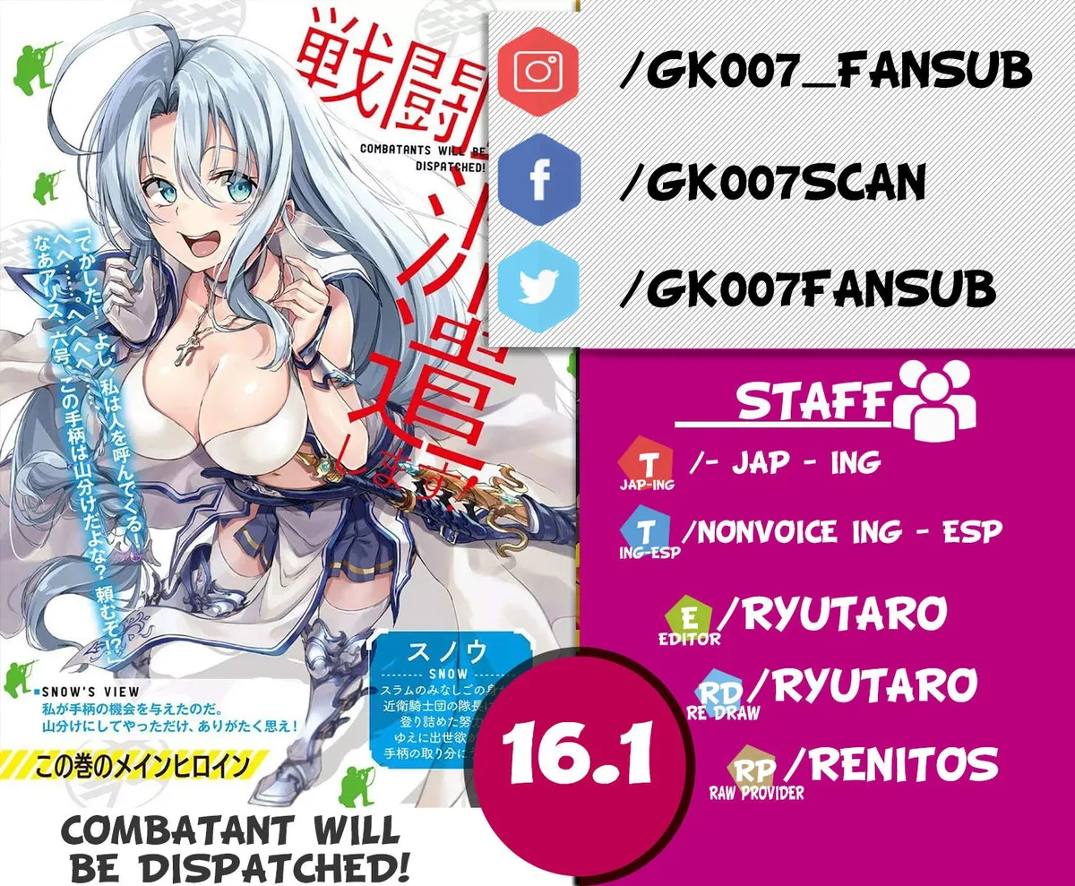 Sentouin, Hakenshimasu! Capítulo 16.1 en Línea - página 1