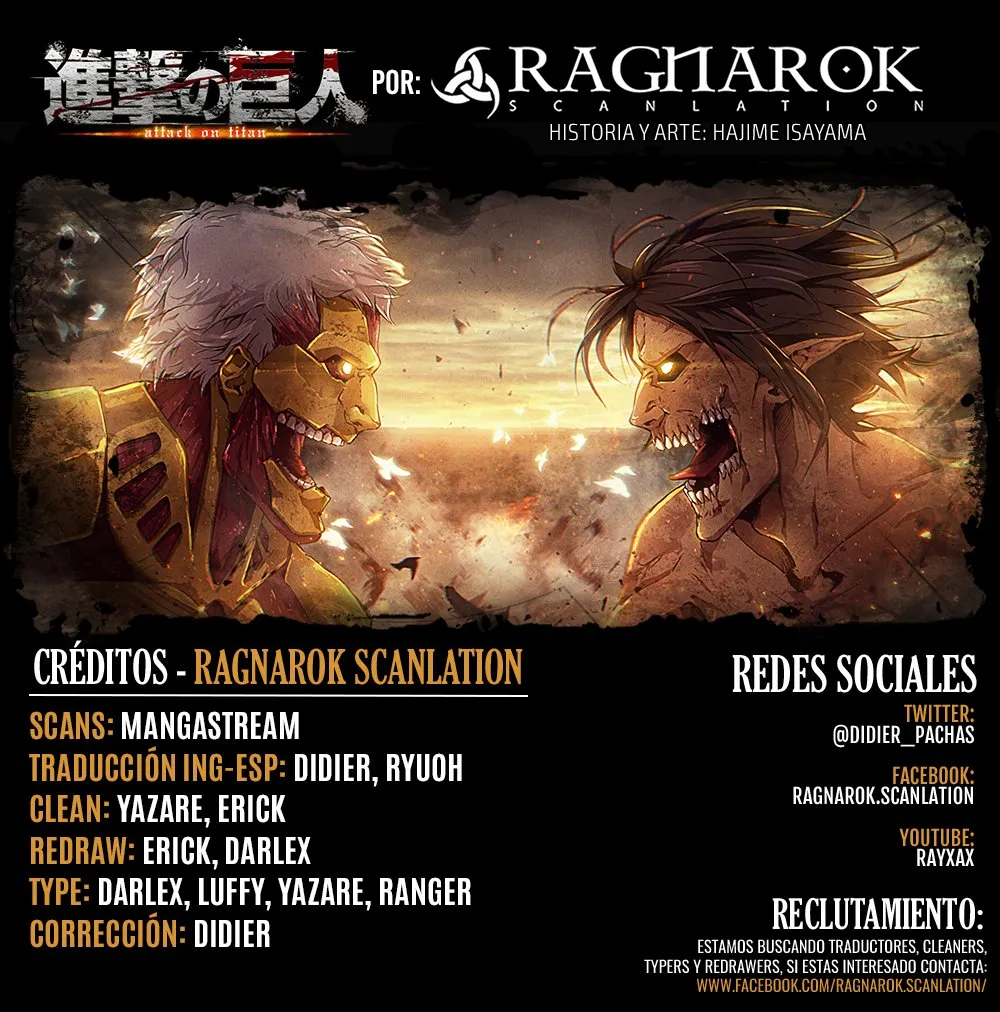 Shingeki no Kyojin Capítulo 106 en Línea - página 1