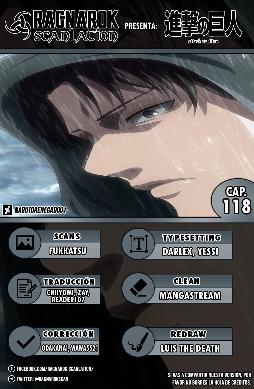 Shingeki no Kyojin Capítulo 118 en Línea - página 1