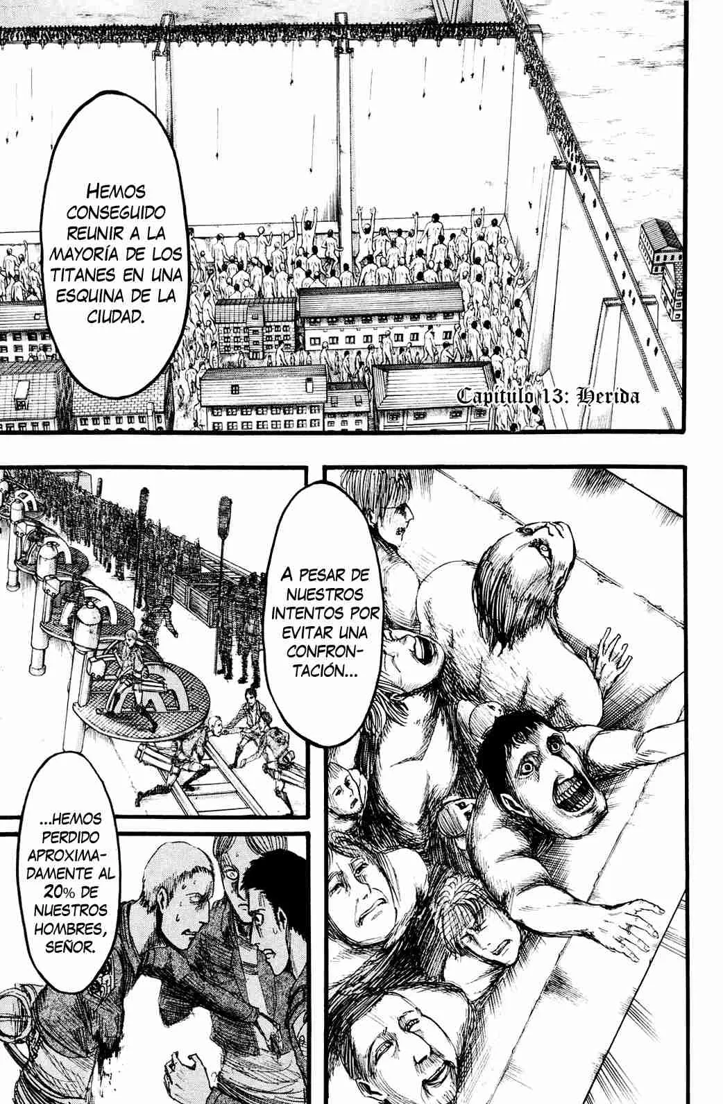 Shingeki no Kyojin Capítulo 13 en Línea - página 1