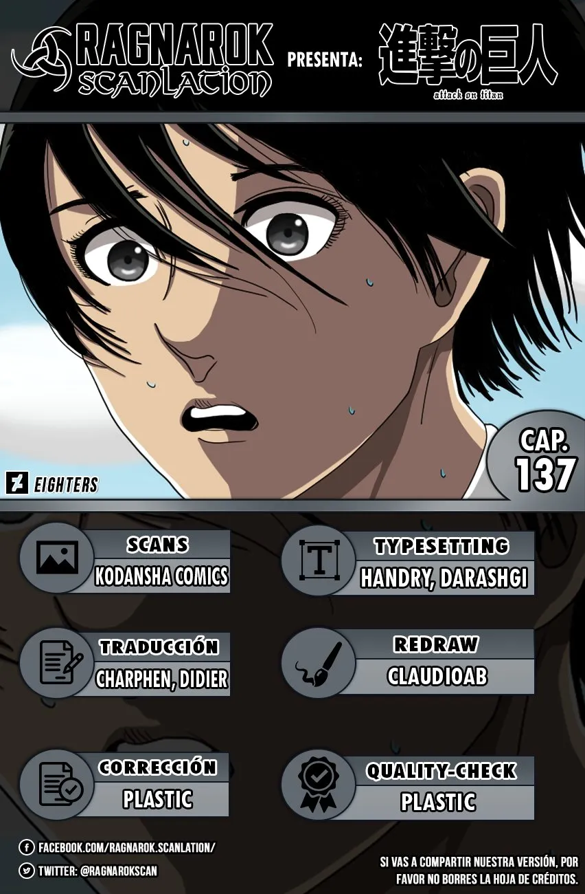 Shingeki no Kyojin Capítulo 137 en Línea - página 1