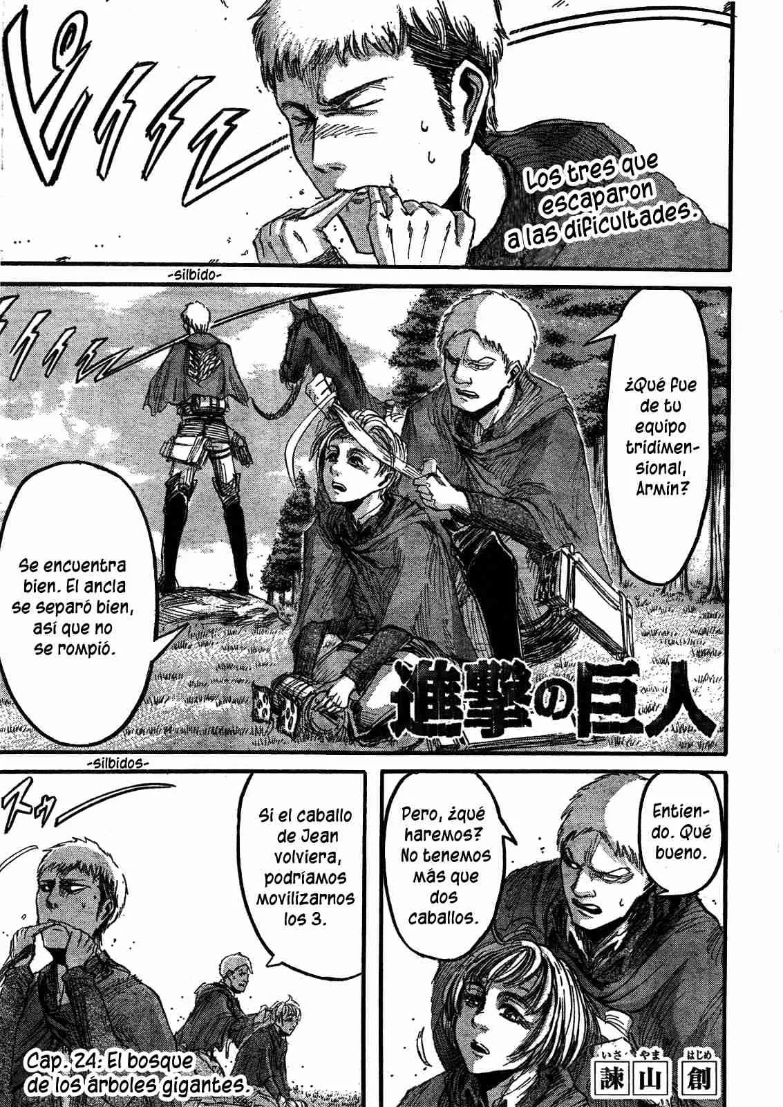 Shingeki no Kyojin Capítulo 24 en Línea - página 1