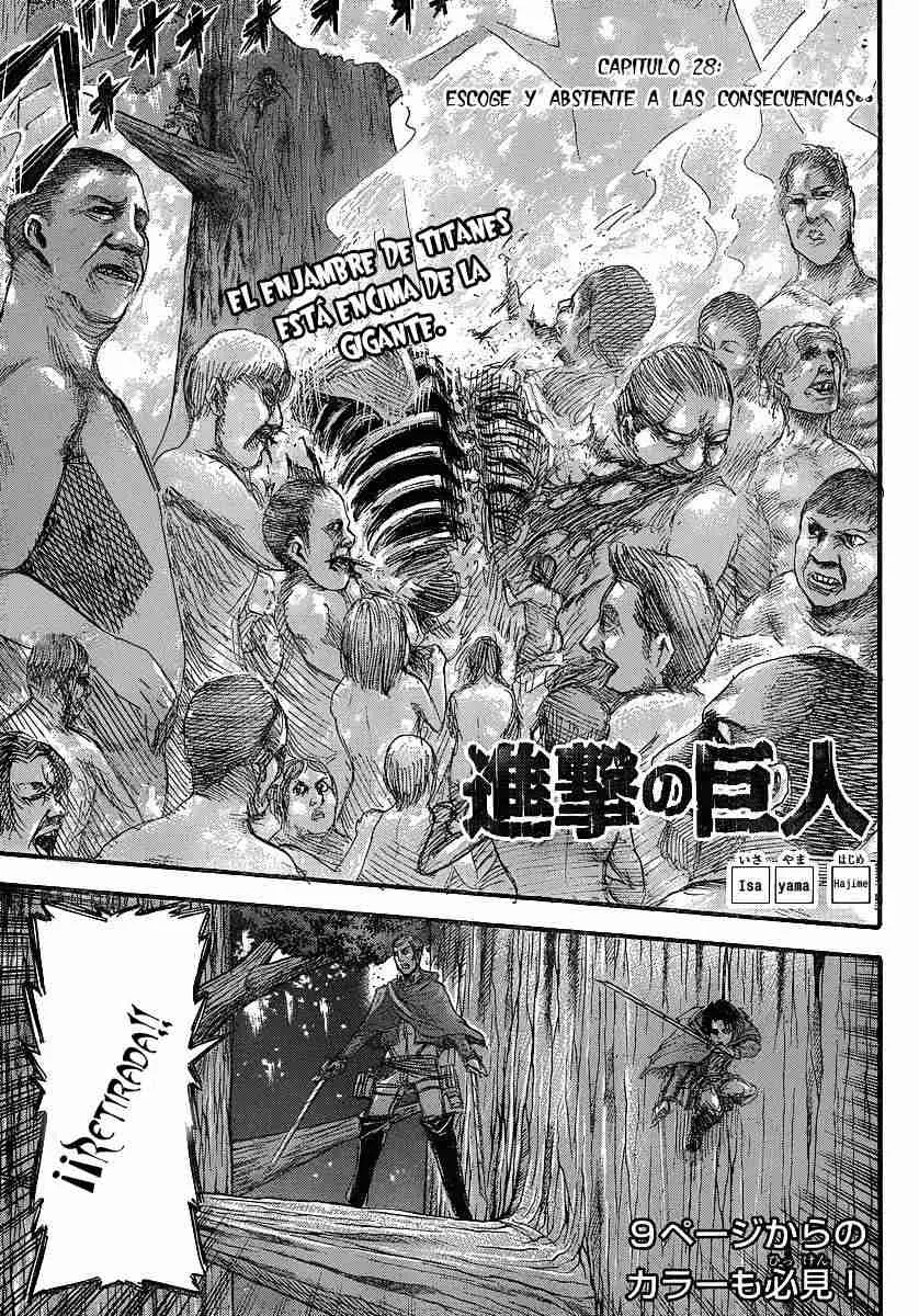 Shingeki no Kyojin Capítulo 28 en Línea - página 1