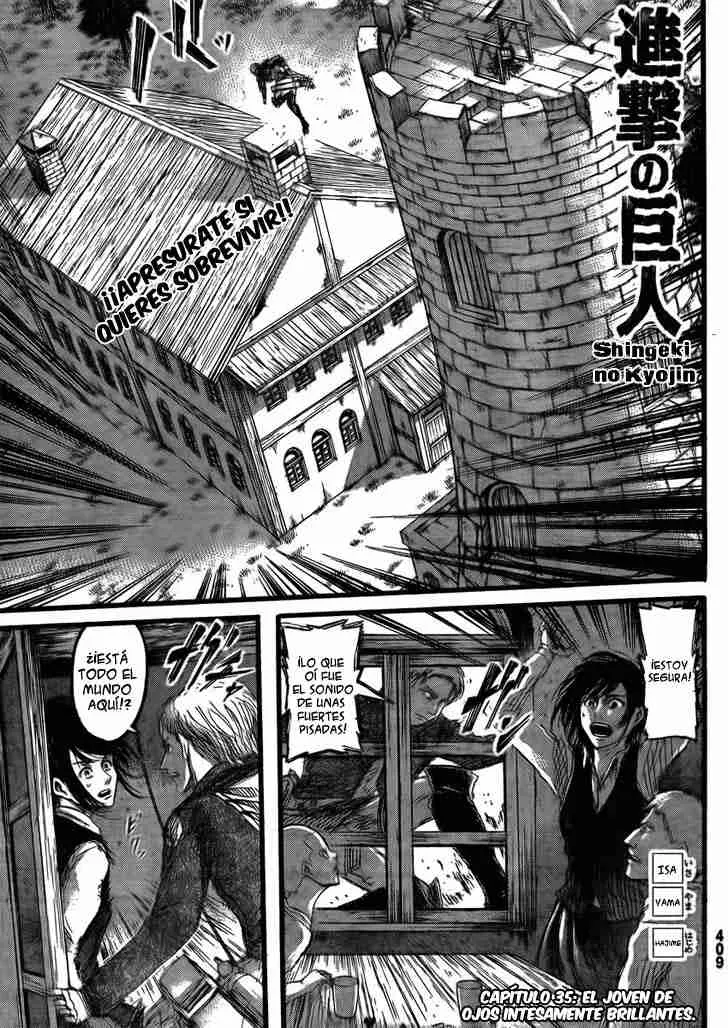 Shingeki no Kyojin Capítulo 35 en Línea - página 1