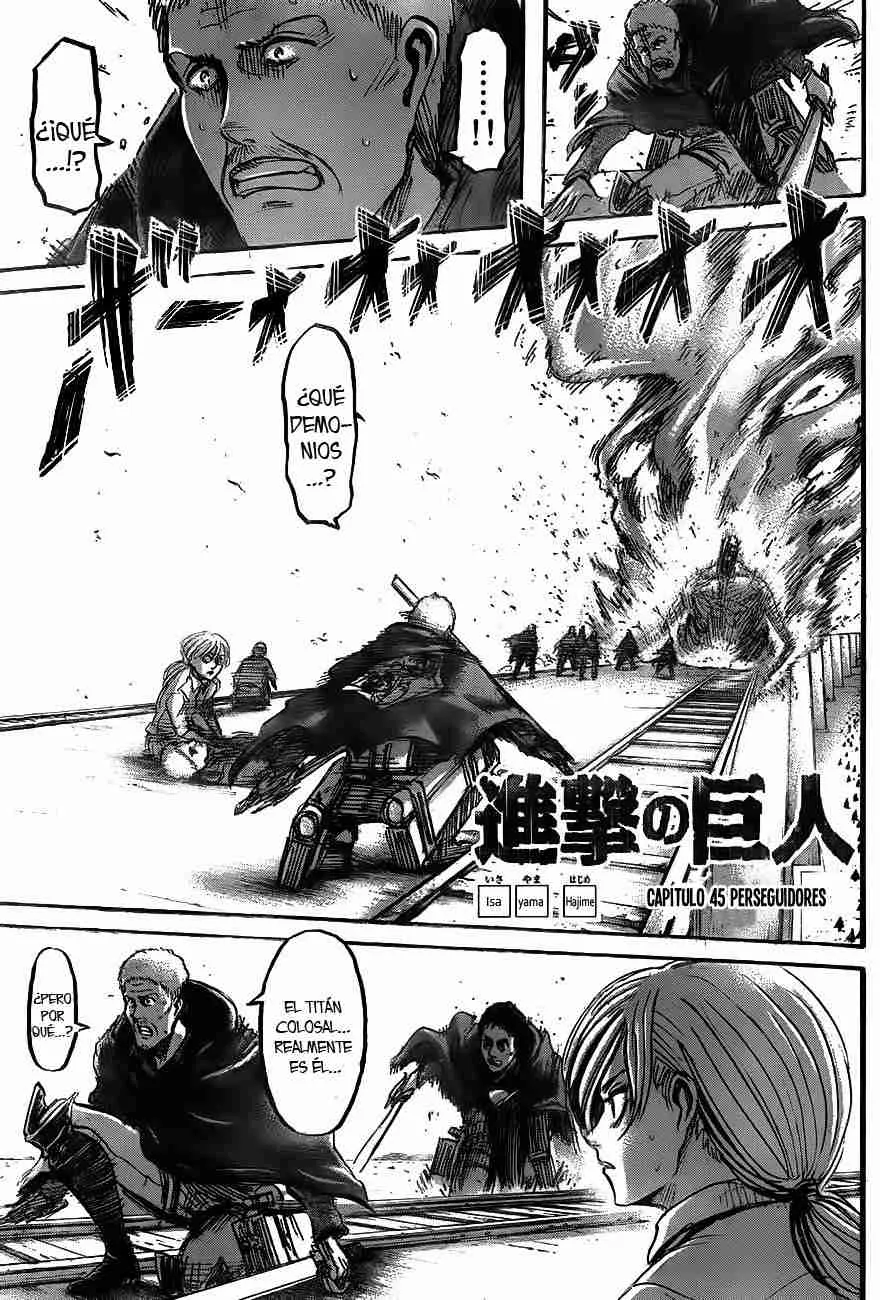 Shingeki no Kyojin Capítulo 45 en Línea - página 1