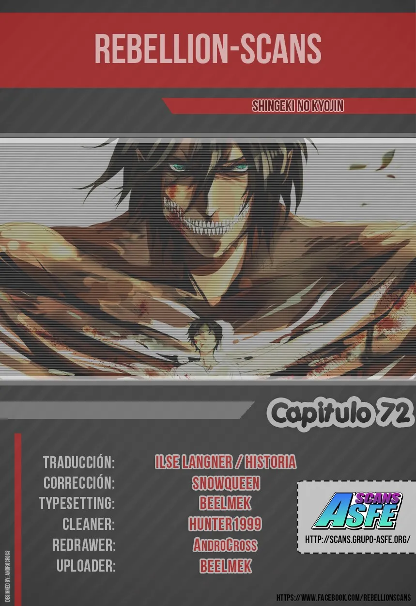 Shingeki no Kyojin Capítulo 72 en Línea - página 1