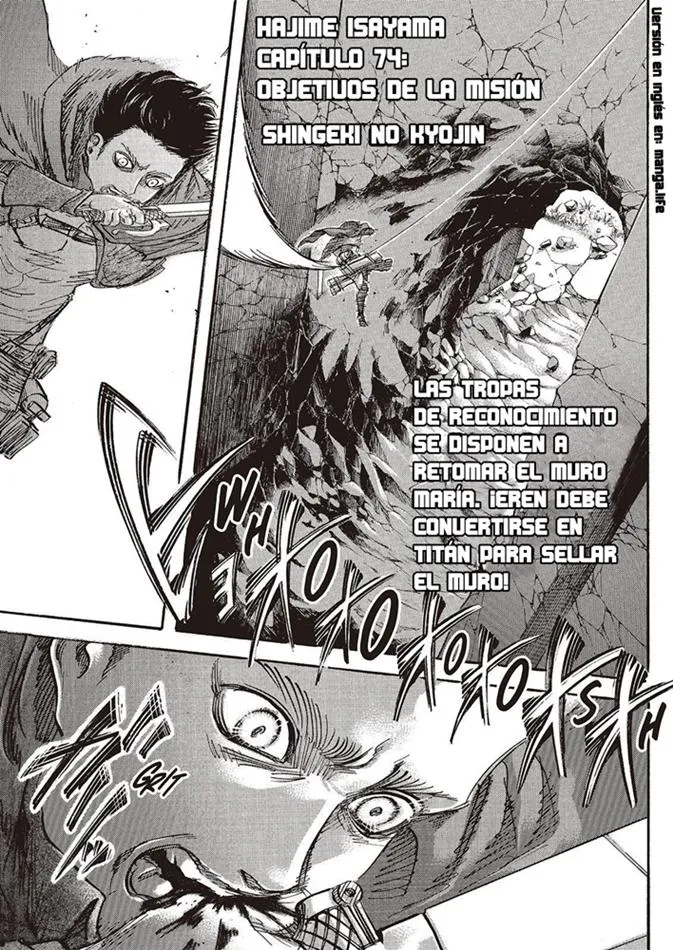 Shingeki no Kyojin Capítulo 74 en Línea - página 1