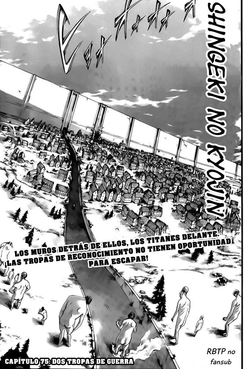 Shingeki no Kyojin Capítulo 75 en Línea - página 1