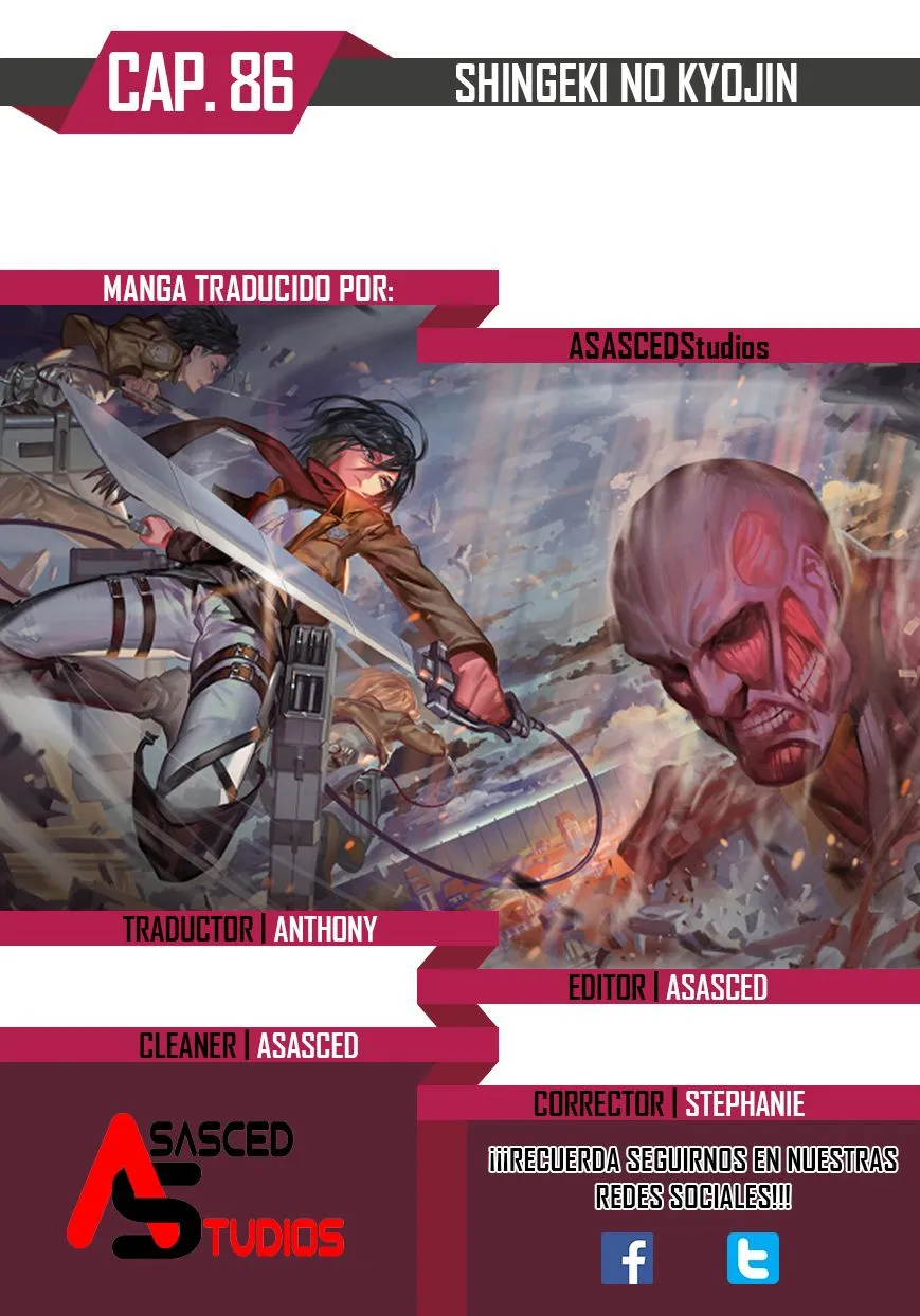 Shingeki no Kyojin Capítulo 86 en Línea - página 1