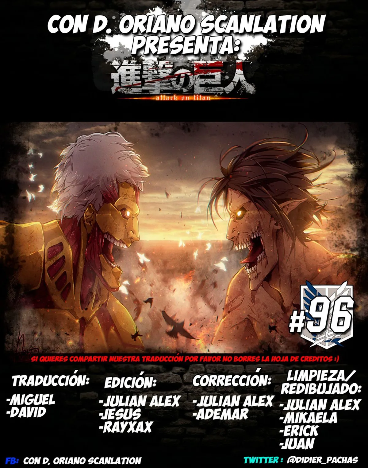 Shingeki no Kyojin Capítulo 96 en Línea - página 1