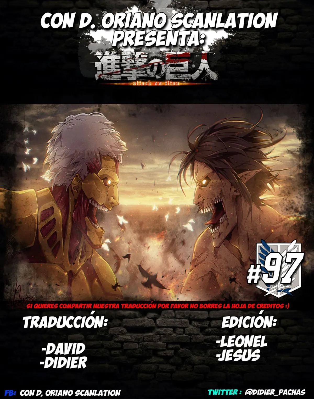 Shingeki no Kyojin Capítulo 97 en Línea - página 1