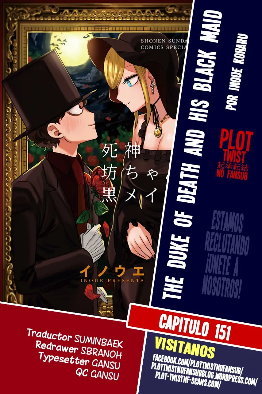 Shinigami Bocchan to Kuro Maid Capítulo 151 en Línea - página 1