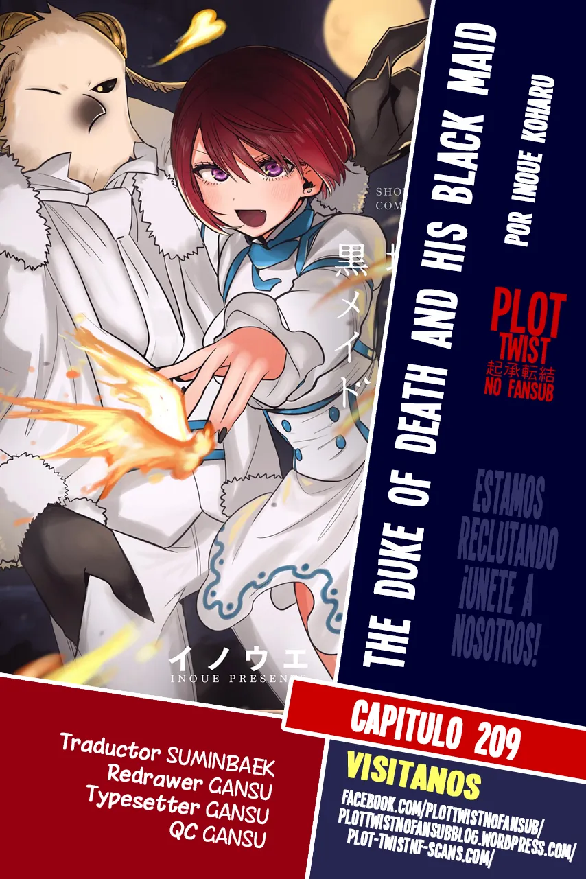 Shinigami Bocchan to Kuro Maid Capítulo 209 en Línea - página 1