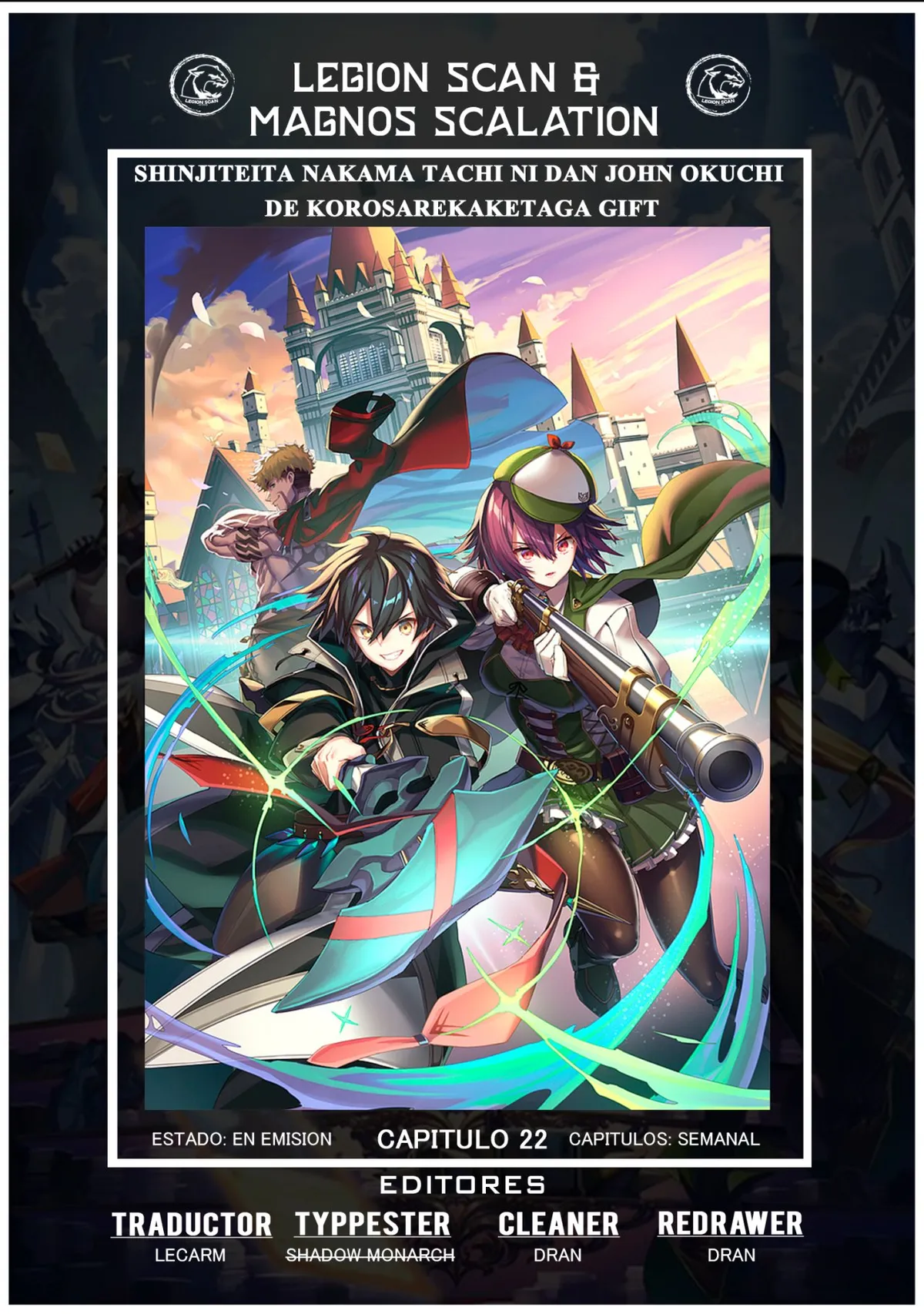 Shinjiteita Nakama Tachi Ni Dungeon Okuchi De Korosare Kaketa ga Gift 『Mugen Gacha』 De Level 9999 No Nakama Tachi Wo Te Ni Irete Moto Party Member To Sekai Ni Fukushu & 『Zamaa!』 Shimasu! Capítulo 22 en Línea - página 1
