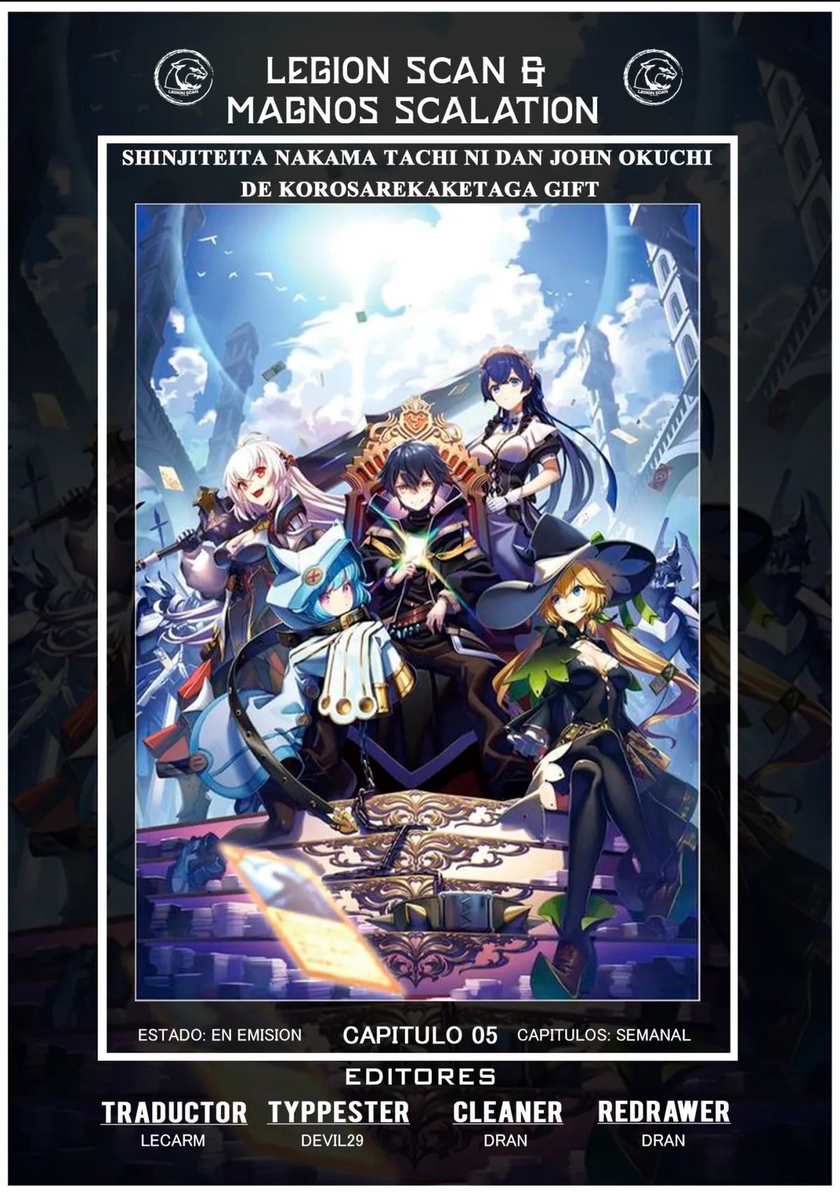 Shinjiteita Nakama Tachi Ni Dungeon Okuchi De Korosare Kaketa ga Gift 『Mugen Gacha』 De Level 9999 No Nakama Tachi Wo Te Ni Irete Moto Party Member To Sekai Ni Fukushu & 『Zamaa!』 Shimasu! Capítulo 5 en Línea - página 1