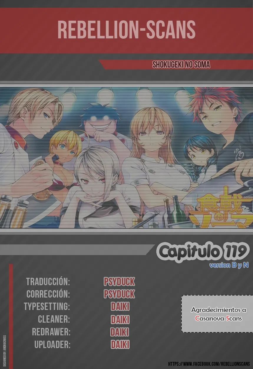 Shokugeki no Soma Capítulo 129 en Línea - página 1