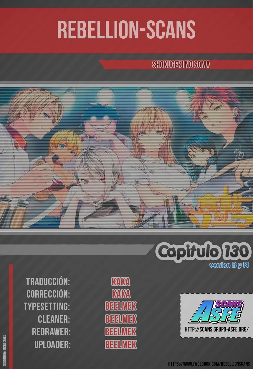 Shokugeki no Soma Capítulo 130 en Línea - página 1