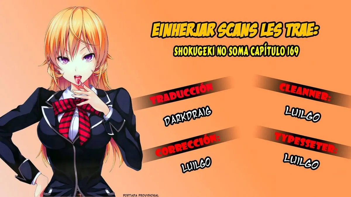 Shokugeki no Soma Capítulo 169 en Línea - página 1