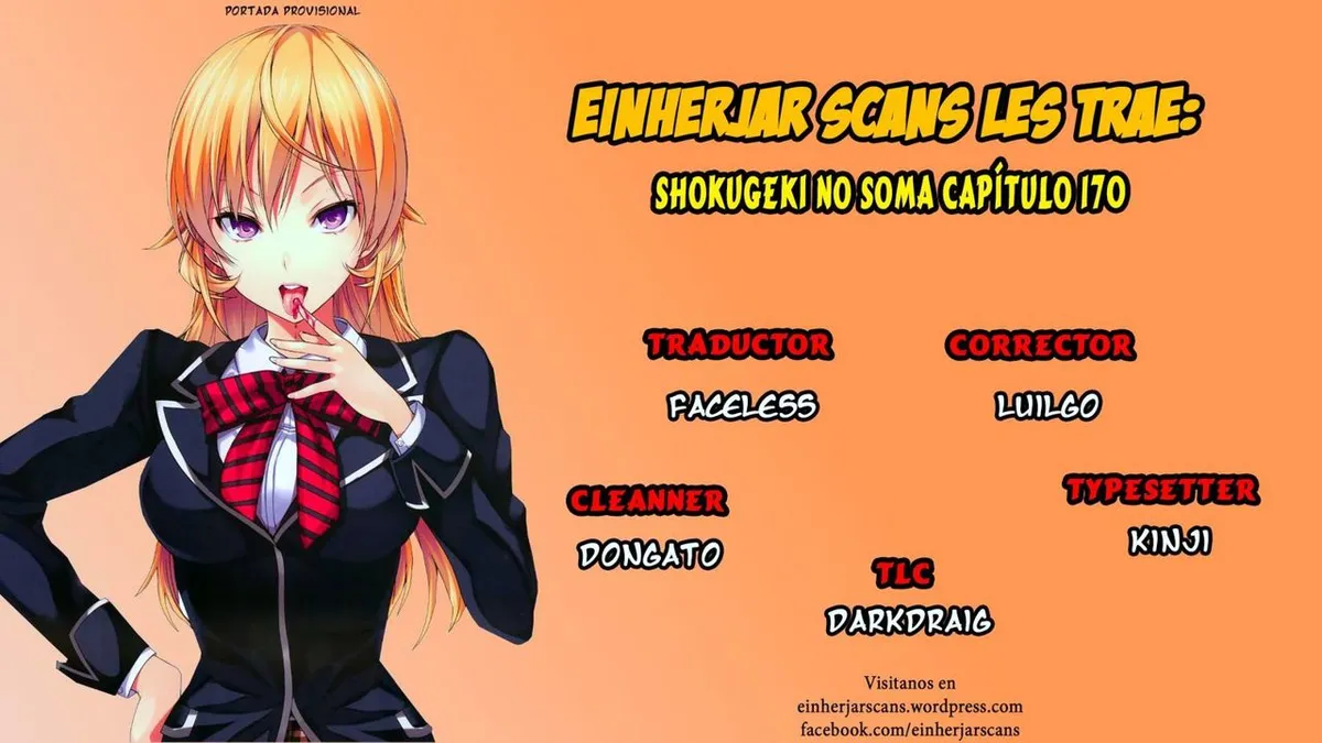 Shokugeki no Soma Capítulo 170 en Línea - página 1