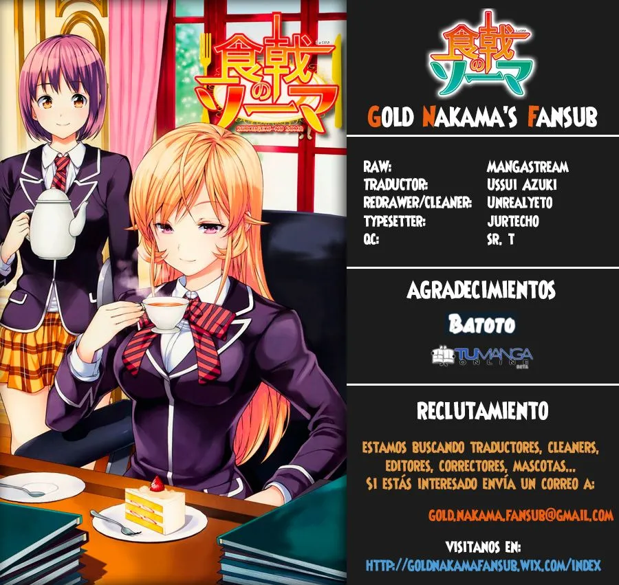 Shokugeki no Soma Capítulo 191 en Línea - página 1