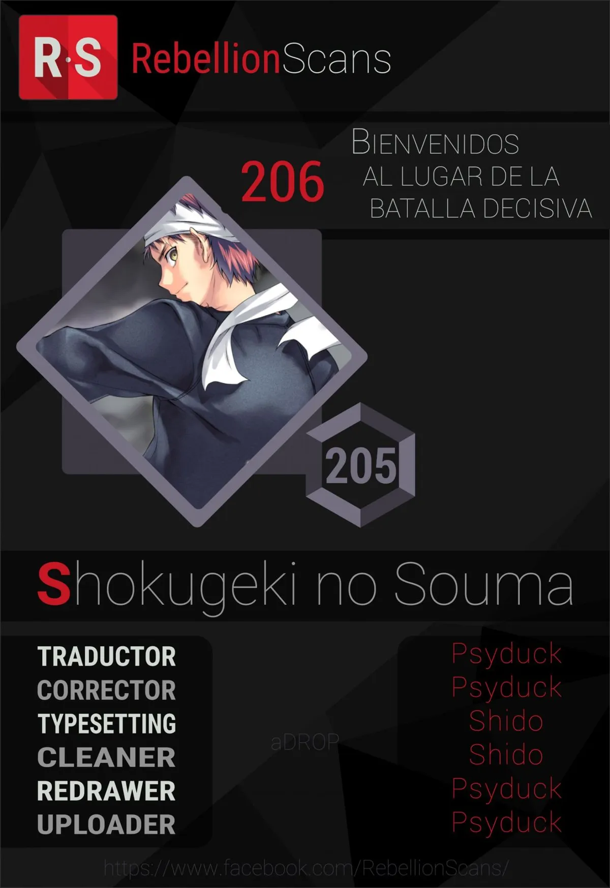 Shokugeki no Soma Capítulo 206 en Línea - página 1