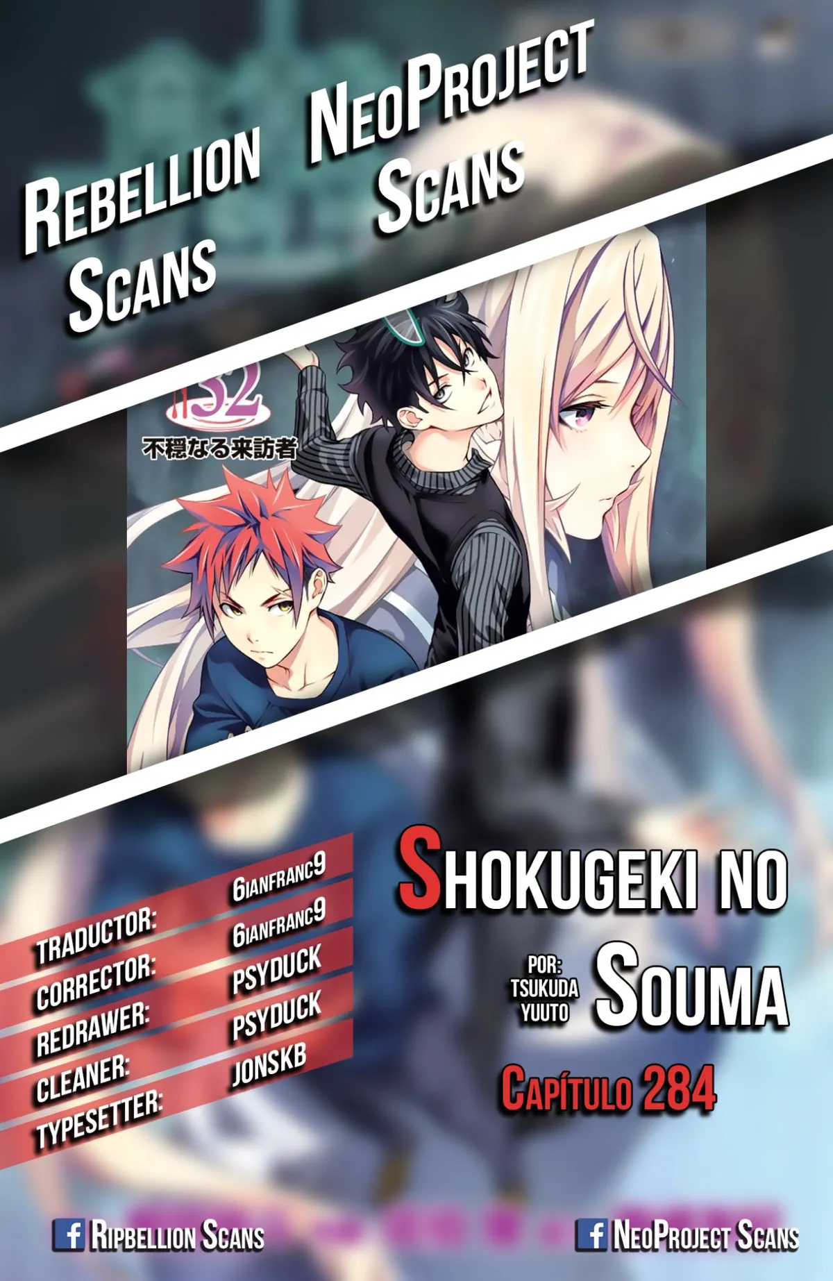 Shokugeki no Soma Capítulo 284 en Línea - página 1