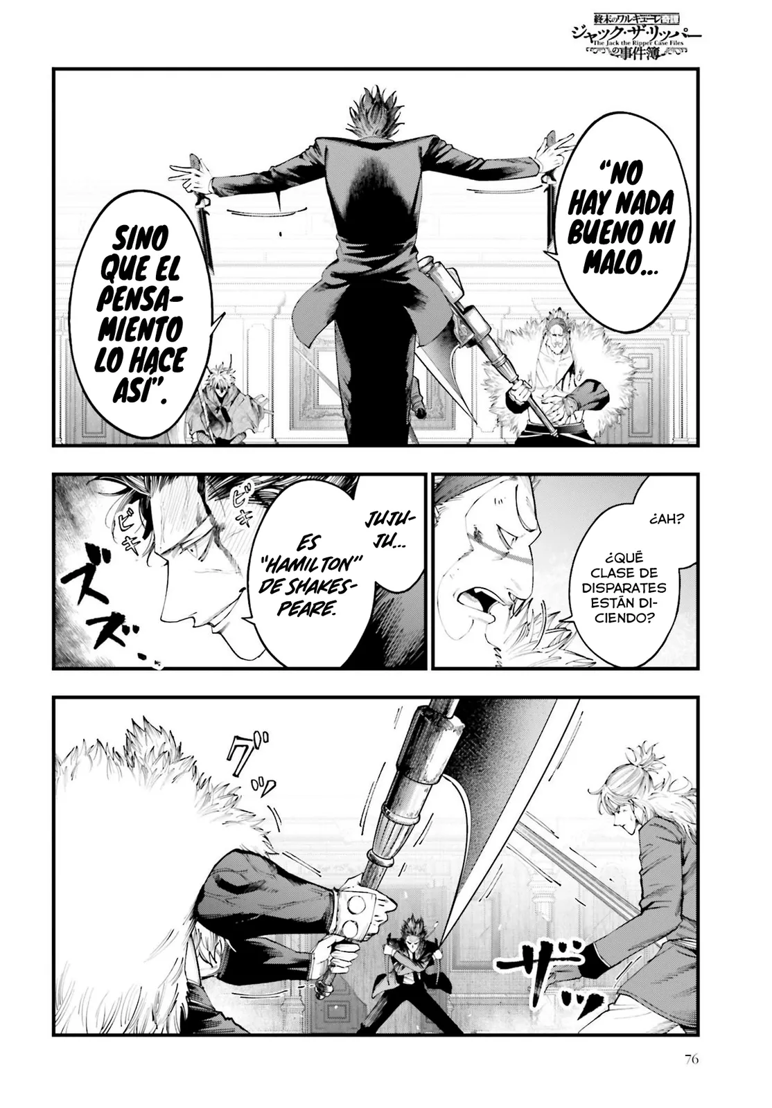 Shuumatsu no Valkyrie: Los expedientes de Jack el Destripador Capítulo 26 en Línea - página 11