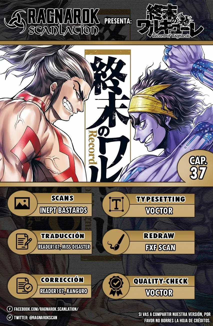 Shuumatsu no Valkyrie Capítulo 37 en Línea - página 1