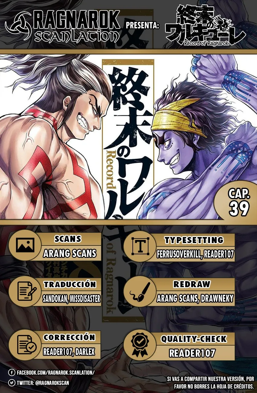 Shuumatsu no Valkyrie Capítulo 39 en Línea - página 1