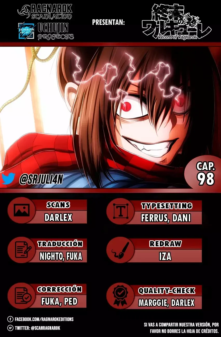 Shuumatsu no Valkyrie Capítulo 98 en Línea - página 1
