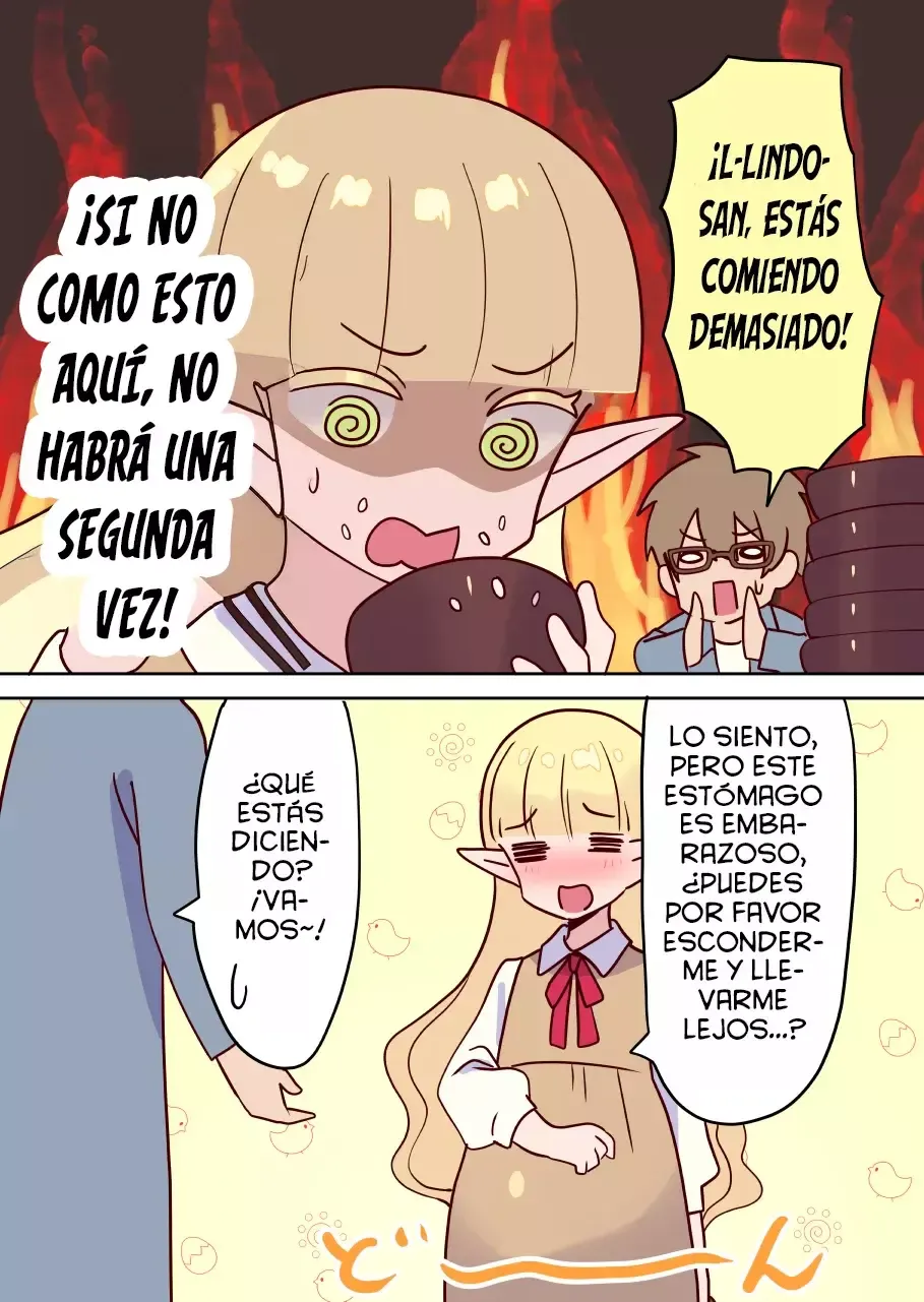 Si los elfos existieran en la actualidad Capítulo 11.5 en Línea - página 1