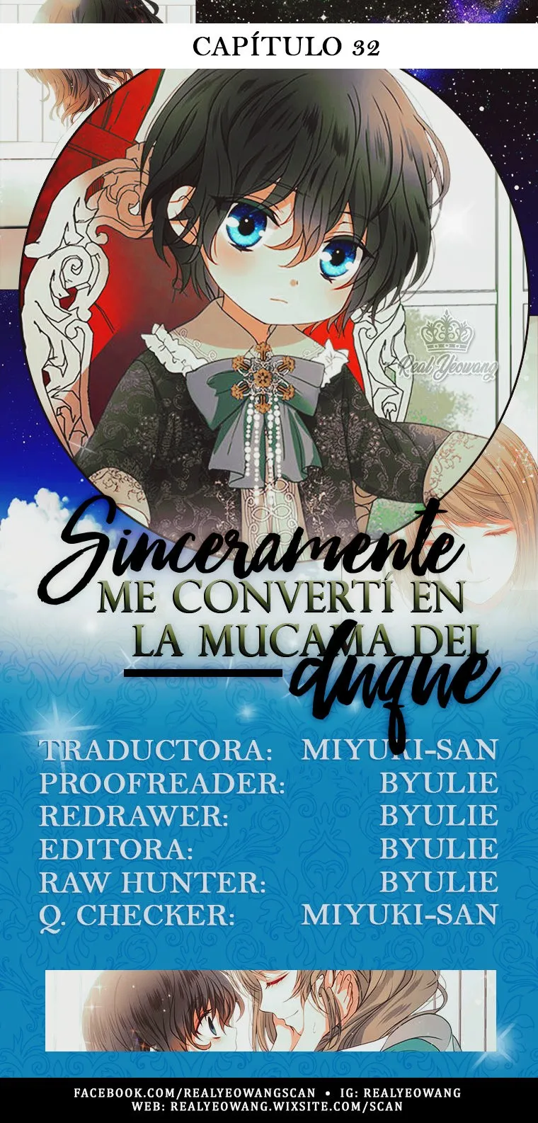Sinceramente: me convertí en la mucama del duque Capítulo 32 en Línea - página 1