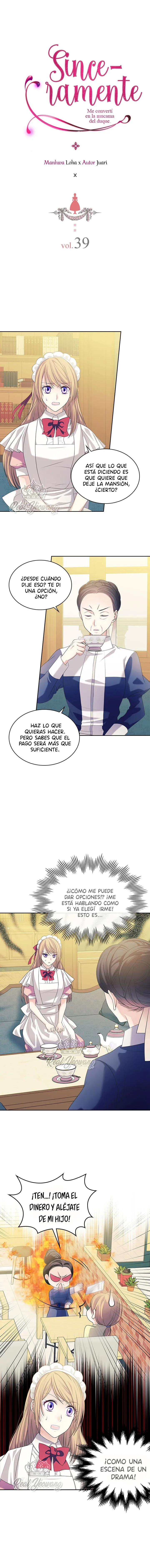 Sinceramente: me convertí en la mucama del duque Capítulo 39 en Línea - página 2