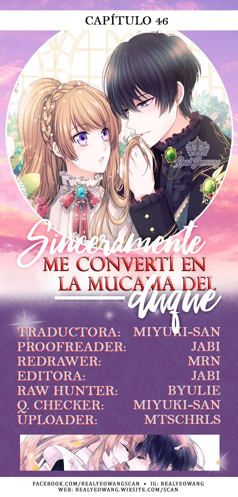 Sinceramente: me convertí en la mucama del duque Capítulo 46 en Línea - página 1