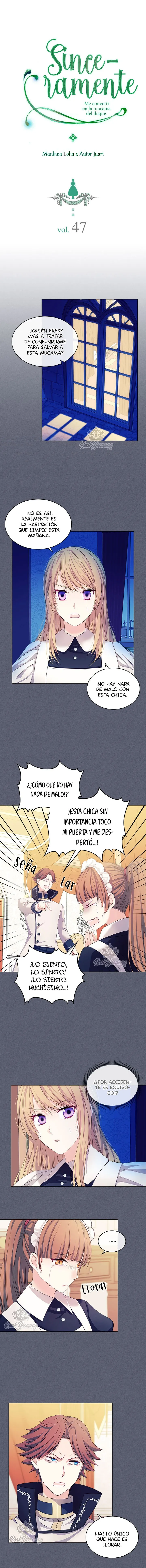 Sinceramente: me convertí en la mucama del duque Capítulo 47 en Línea - página 2