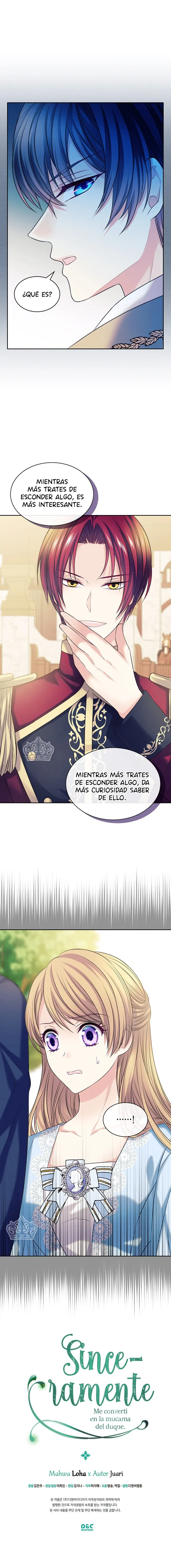 Sinceramente: me convertí en la mucama del duque Capítulo 70 en Línea - página 12
