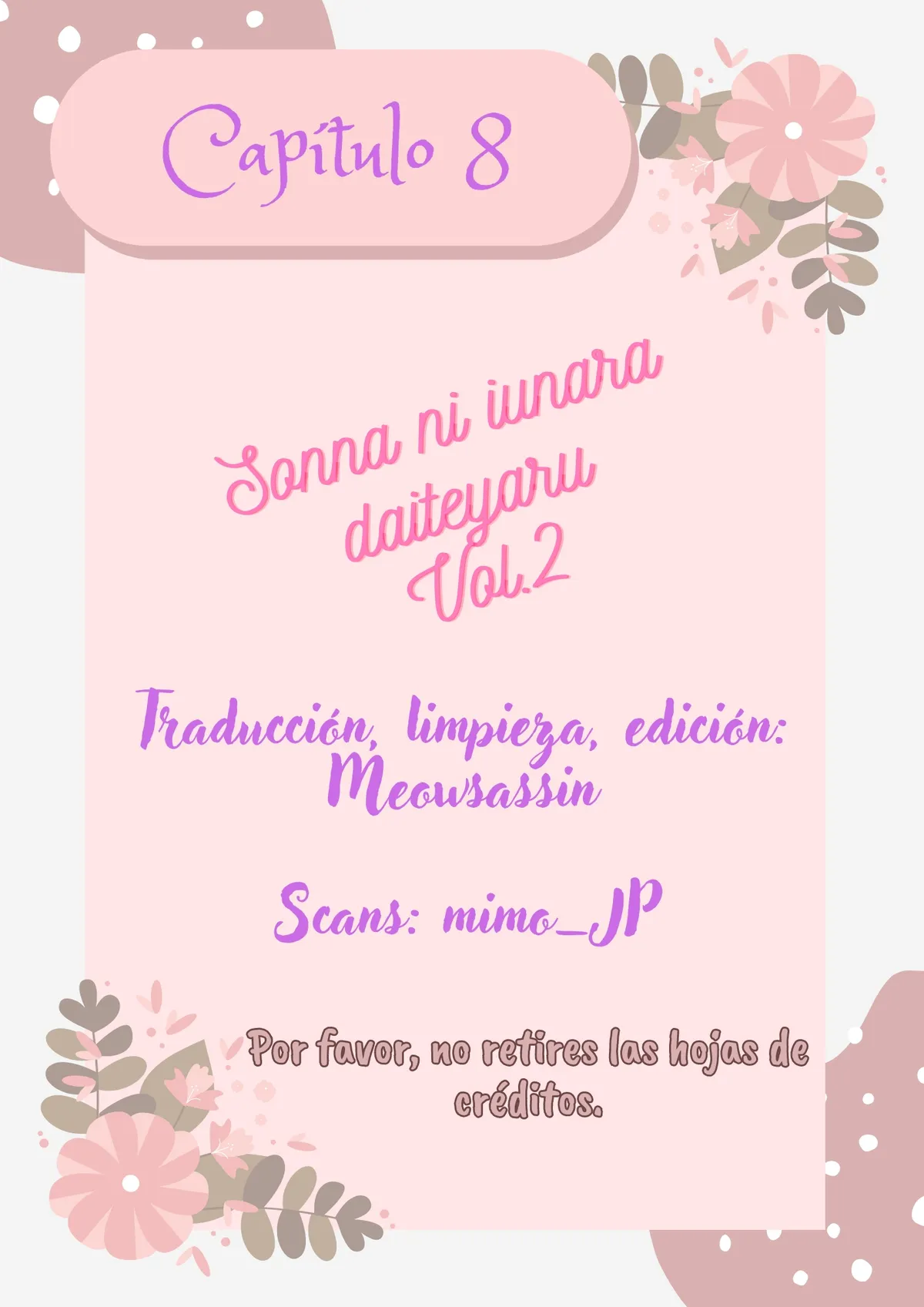 Sonnani iunara daite yaru Capítulo 8 en Línea - página 1