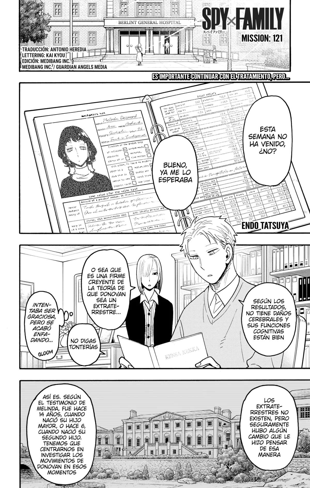 SPY×FAMILY Capítulo 121 en Línea - página 1