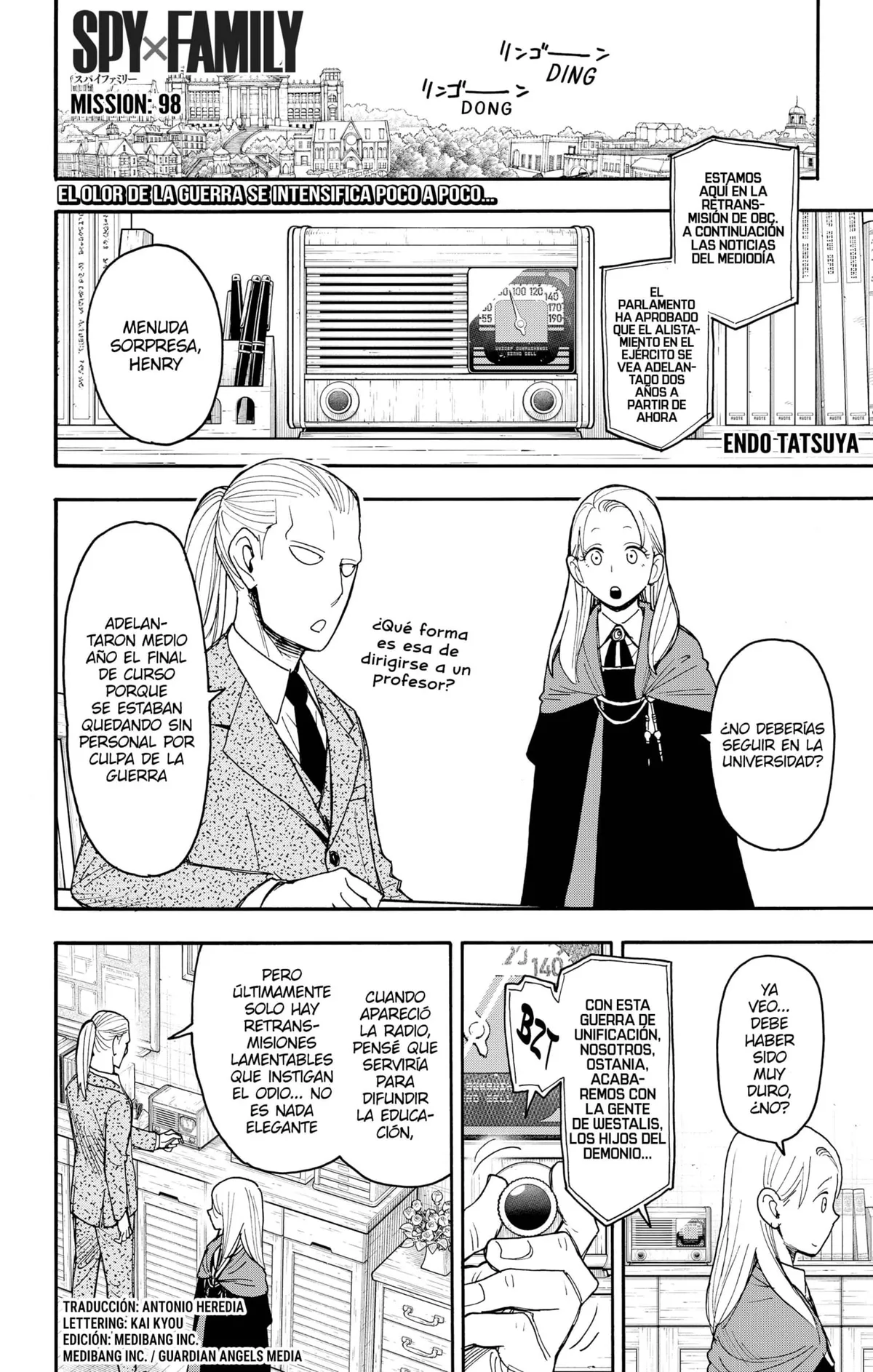 SPY×FAMILY Capítulo 98 en Línea - página 1