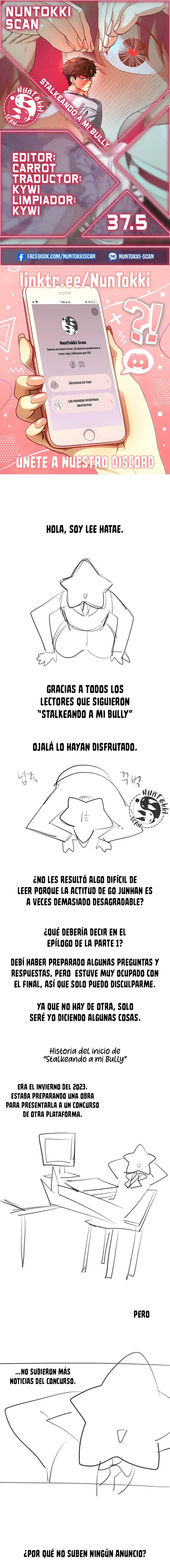 Stalkeando a mi bully Capítulo 37.5 en Línea - página 1