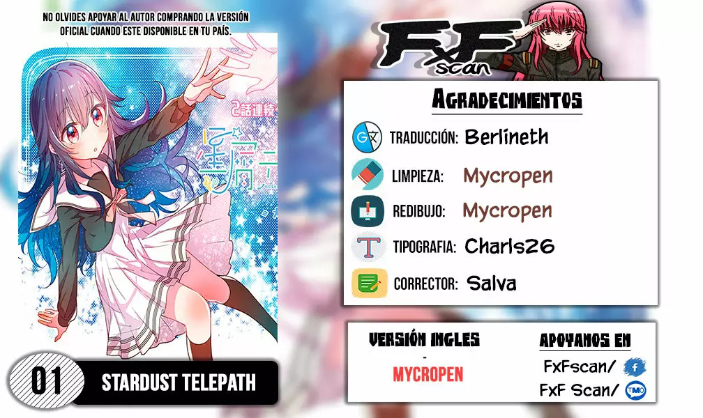 Stardust Telepath Capítulo 1 en Línea - página 1