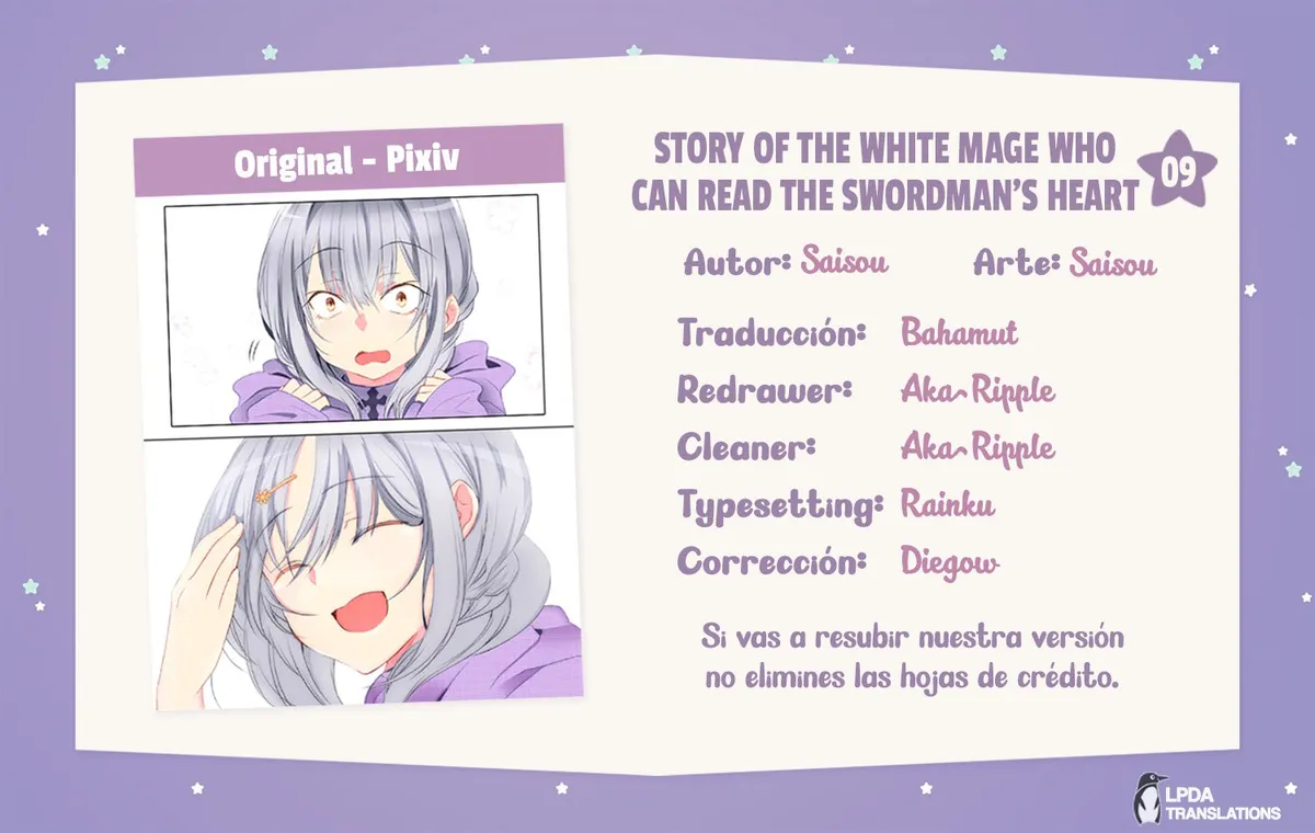 Story of the White Mage Who Can Read the Swordman's Heart Capítulo 9 en Línea - página 1