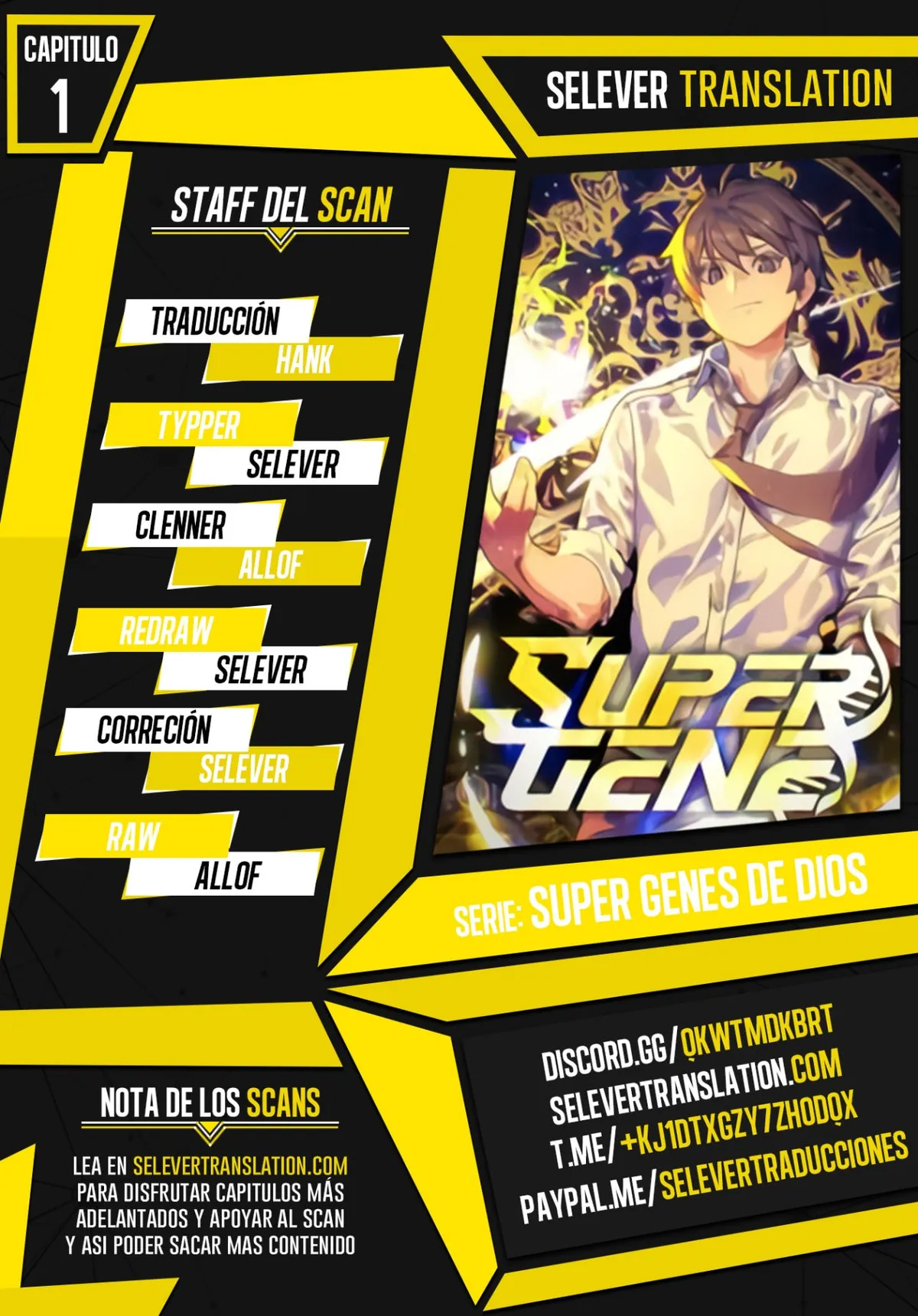 Super Genes de Dios Capítulo 1 en Línea - página 1