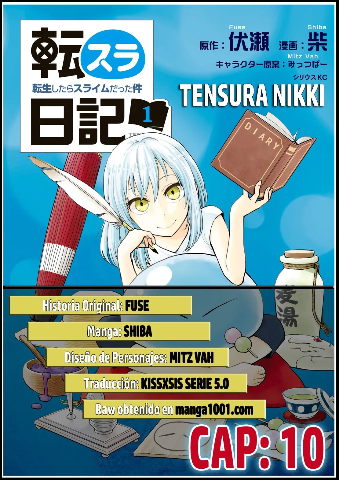 Tensura Nikki Tensei Shitara Slime Datta Ken Capítulo 10 en Línea - página 1