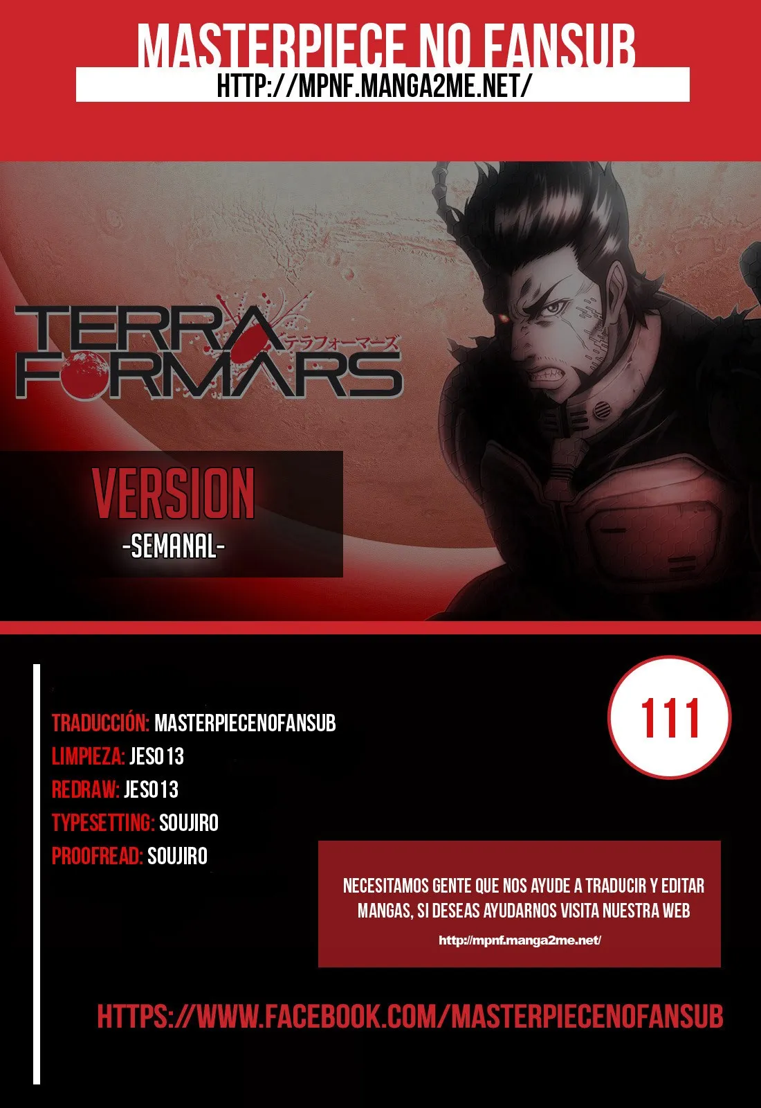 Terra Formars Capítulo 111 en Línea - página 1