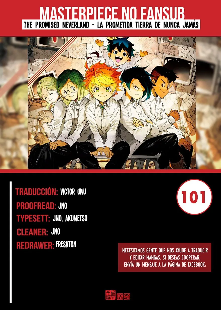 The Promised Neverland Capítulo 101 en Línea - página 1