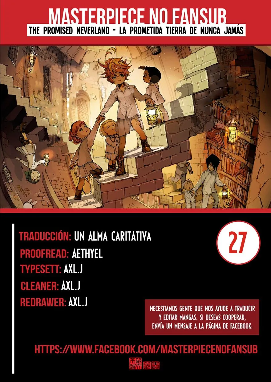 The Promised Neverland Capítulo 27 en Línea - página 1