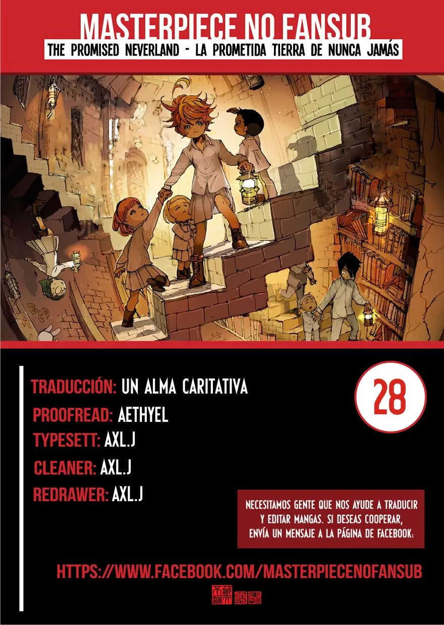The Promised Neverland Capítulo 28 en Línea - página 1