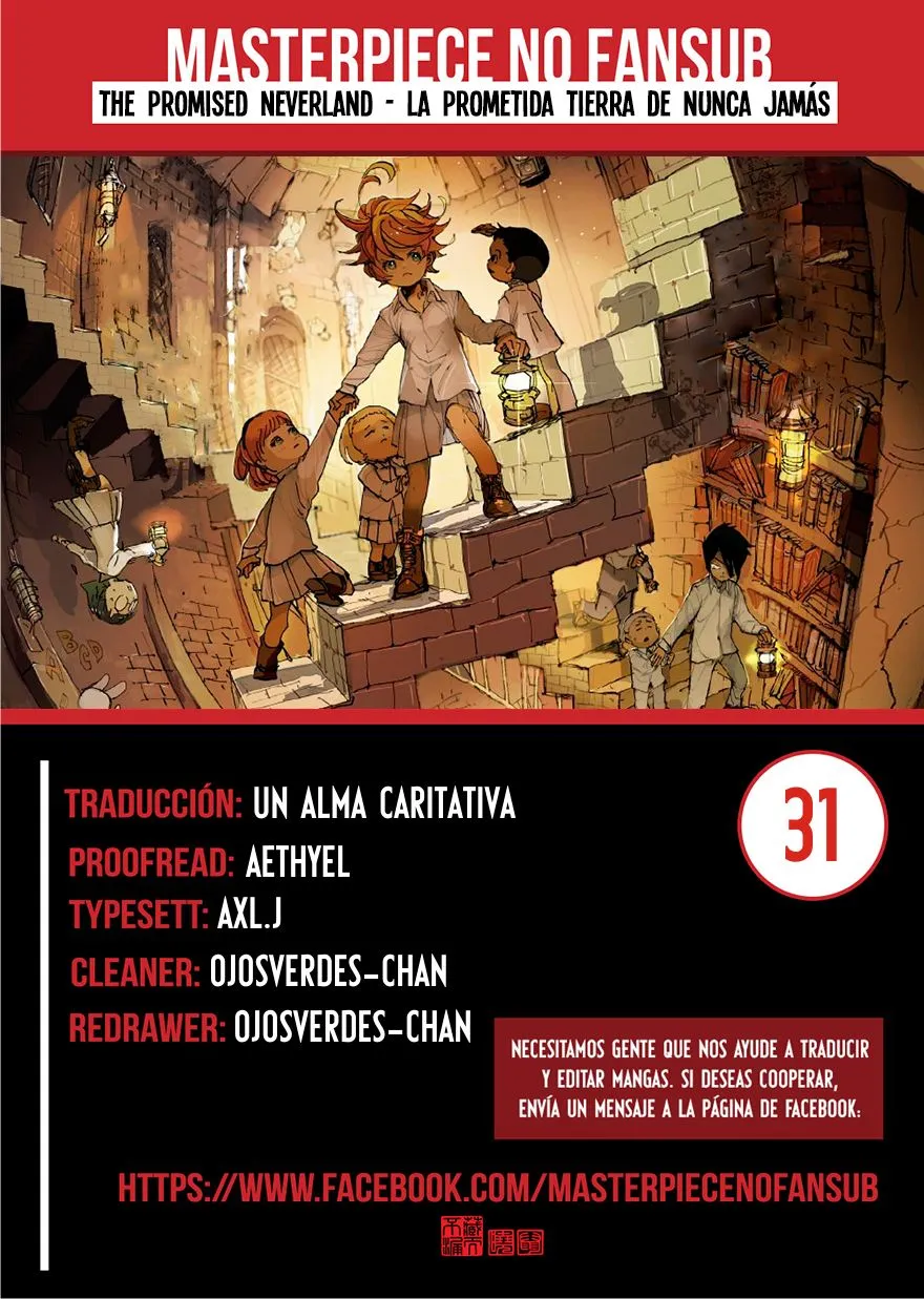 The Promised Neverland Capítulo 31 en Línea - página 1